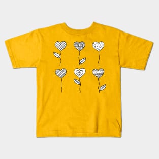 Heart flowers Kids T-Shirt